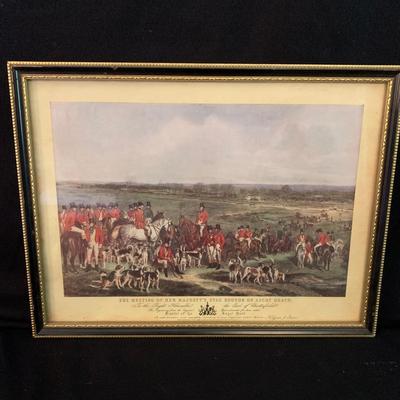 Framed Hunting Prints and Coasters (UB1-KW)