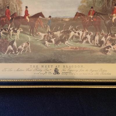 Framed Hunting Prints and Coasters (UB1-KW)