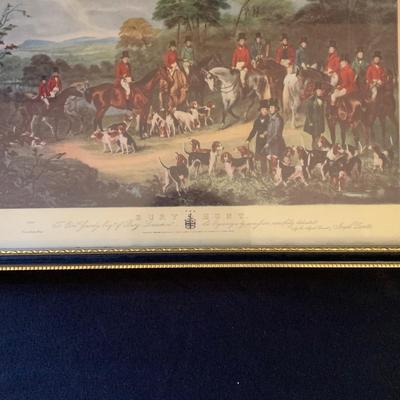 Framed Hunting Prints and Coasters (UB1-KW)