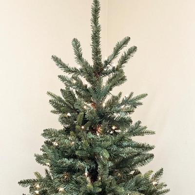 Pre-lit 6.5 Foot Donner Sleigh Christmas Tree
