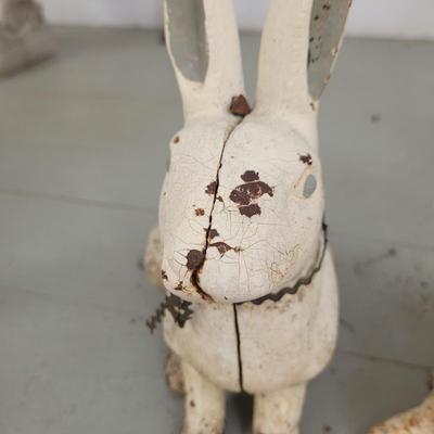 Rare Hubley Cast Iron Rabbits (BP-CE)