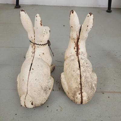 Rare Hubley Cast Iron Rabbits (BP-CE)