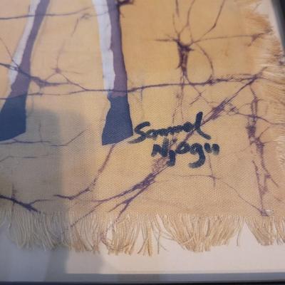 Safari Animal Signed Batik Art (UB2-CE)