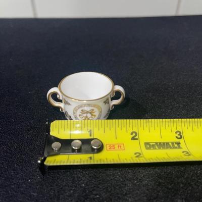 Spode Mini Cup & Heart Trinket Box