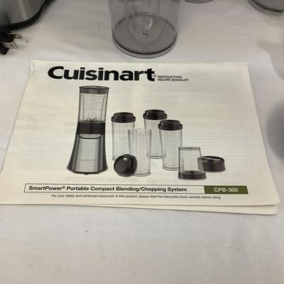 381 Cuisinart Smart Power Portable Compact Blender / Chop System
