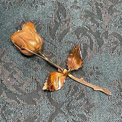 1960s Legend of the Christmas Rose Brooch by Giovanni