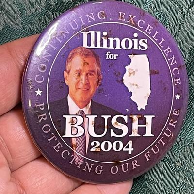 (3) Bush Cheney 2004 Presidential Campaign Pins