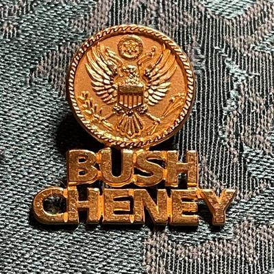 (3) Bush Cheney 2004 Presidential Campaign Pins