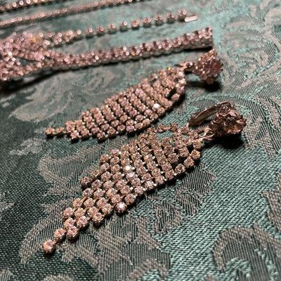 Collection of Sparkly Rhinestone Jewelry