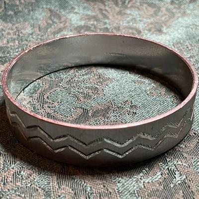 Silver Tone Bangle Bracelet West Germany