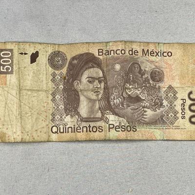 2015 500 Pesos Banco de Mexico Series AY