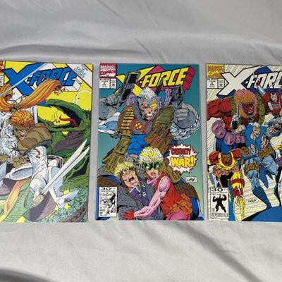 X-Force Comics - 2nd Appearance of Deadpool, First of Domino