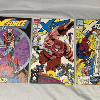 X-Force Comics - 2nd Appearance of Deadpool, First of Domino