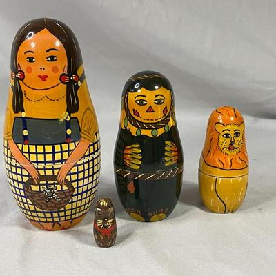 Wizard of Oz Nesting Dolls Made in India