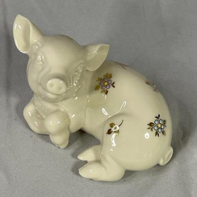 1996 Lenox China Jewels Pig