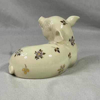 1996 Lenox China Jewels Pig