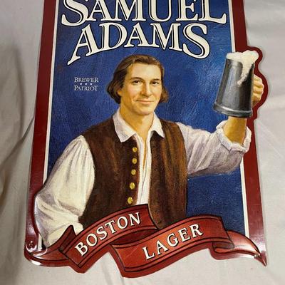 Samuel Adams Boston Lager Tin Sign