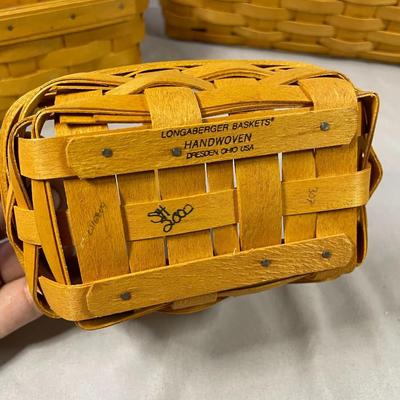 Longaberger Baskets - Handled, Open, With Lid