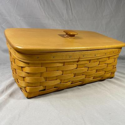 Longaberger Baskets - Handled, Open, With Lid