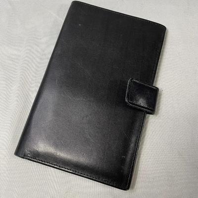 Dopp Navy Blue Butter Calf Leather Wallet