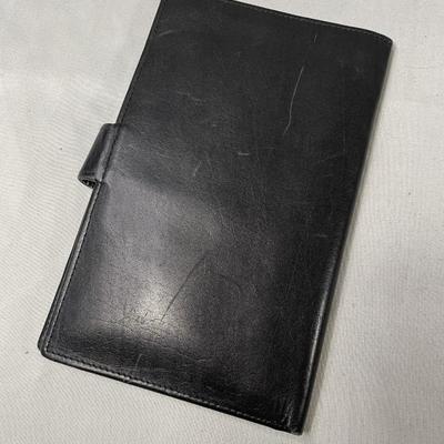 Dopp Navy Blue Butter Calf Leather Wallet