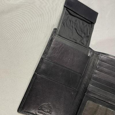 Dopp Navy Blue Butter Calf Leather Wallet