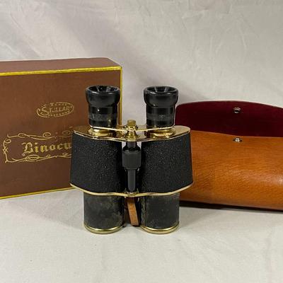 Stellar 5x35 Binoculars with Original Box and Leather Case