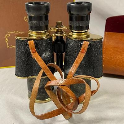Stellar 5x35 Binoculars with Original Box and Leather Case