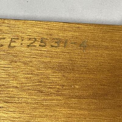 Vintage Ten Commandments Wood Pencil Box