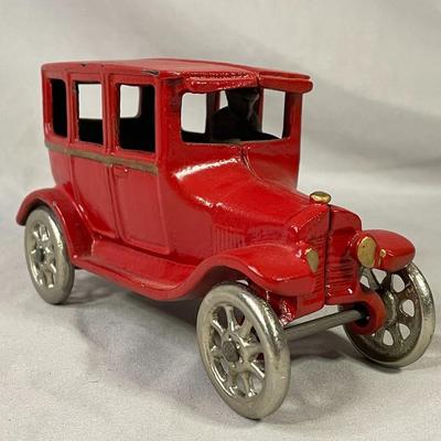 Antique Cast Iron Model T Ford Car