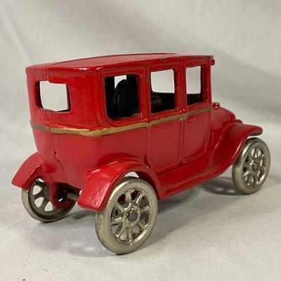 Antique Cast Iron Model T Ford Car