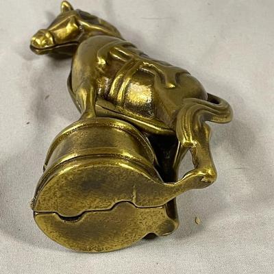 Heavy Brass Horse Bank
