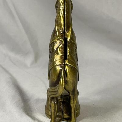 Heavy Brass Horse Bank