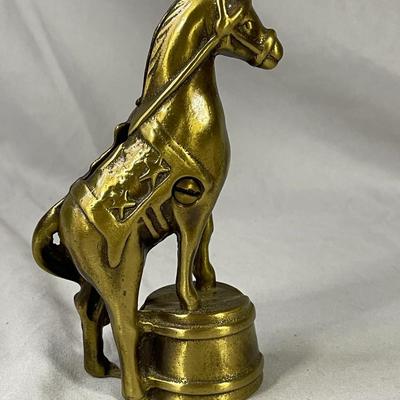 Heavy Brass Horse Bank