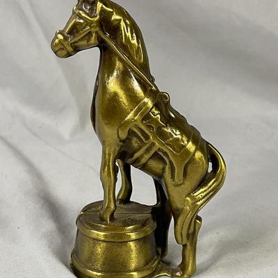 Heavy Brass Horse Bank