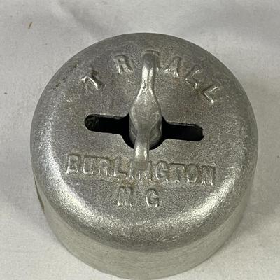1930s T.R. Hall Cast Aluminum Butter Press
