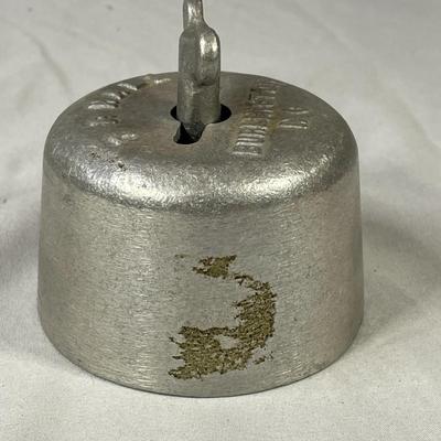 1930s T.R. Hall Cast Aluminum Butter Press