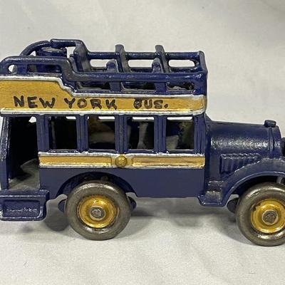 1940s Kenton Cast Iron Toy Bus