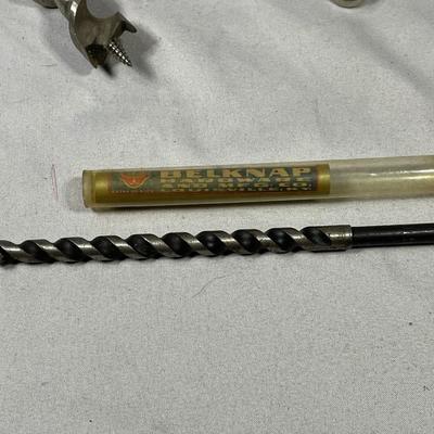 (2) Vintage Drill Bits - One Belknap, One Syracuse