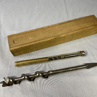 (2) Vintage Drill Bits - One Belknap, One Syracuse