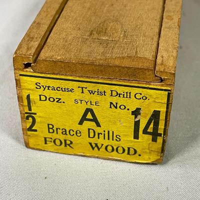 (2) Vintage Drill Bits - One Belknap, One Syracuse