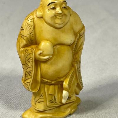 Early 1900s Carved Ivory Like Netsuke