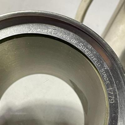 (3) Leonard Eales of Sheffield Pewter Tankards 