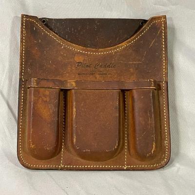 Vintage Leather Pilot Caddy by Allison Corp.