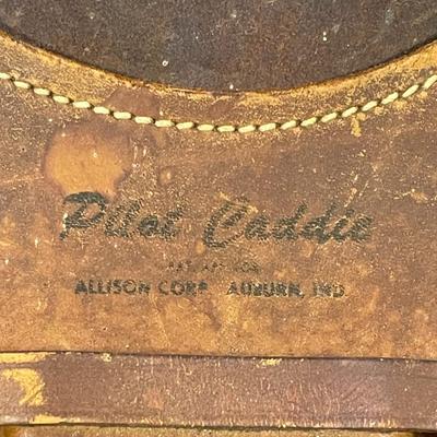 Vintage Leather Pilot Caddy by Allison Corp.