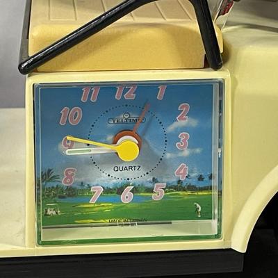 World Champion Golf Cart Clock