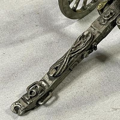 Cast Aluminum Toy Cannon