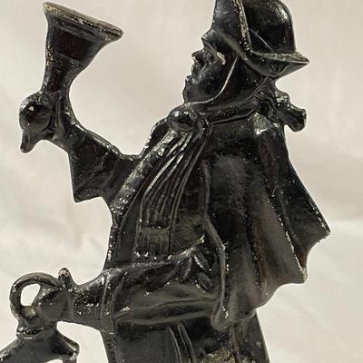 Vintage Cast Aluminum Town Crier Sign Marker