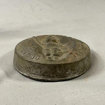 Dutch Boy National Lead Company Ingot Disc Paperweight
