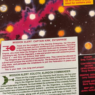 1985 Star Trek The Adventure Game